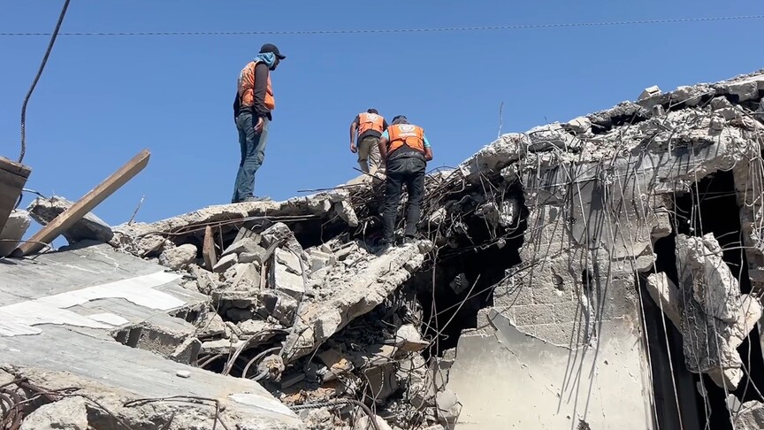 13 JENAZAH DITEMUI DARI RUNTUHAN RUMAH DI BARAT GAZA CITY