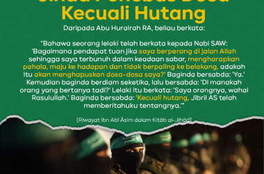 Jihad Penebus Dosa Kecuali Hutang